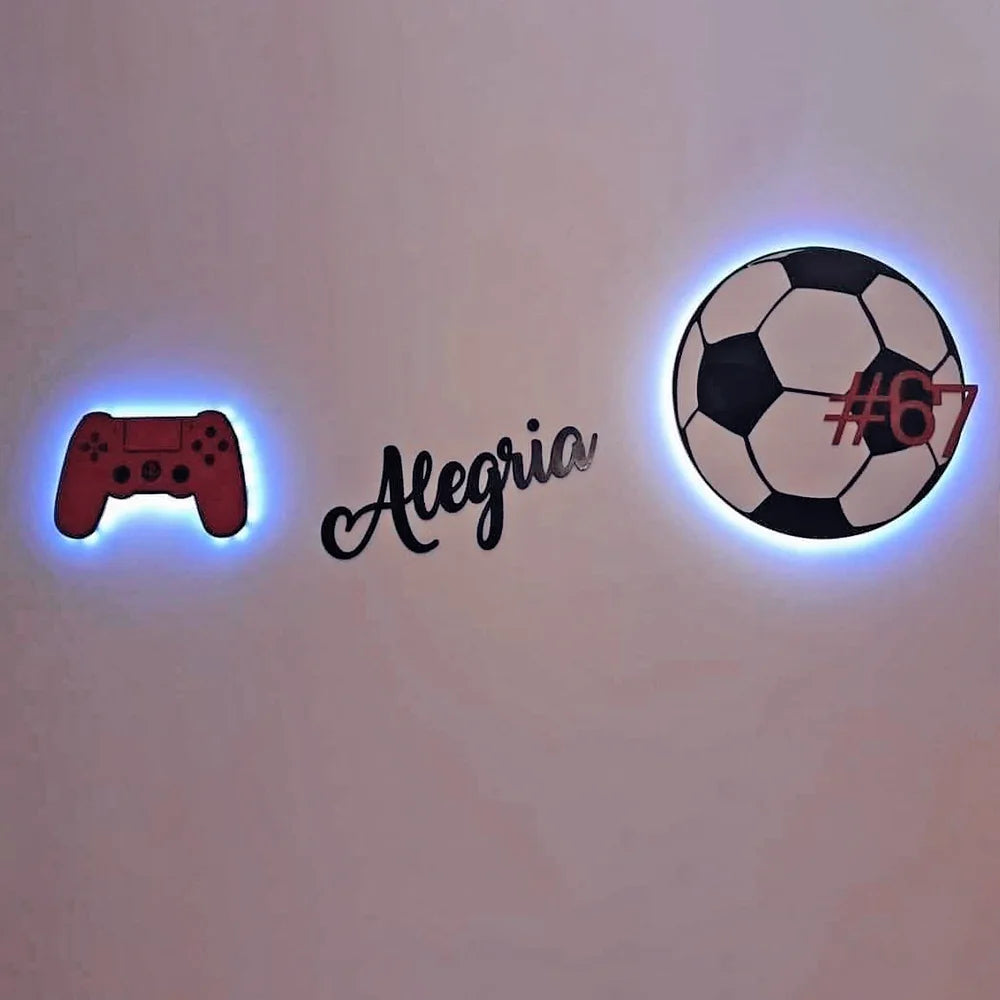 Bola de futebol LED