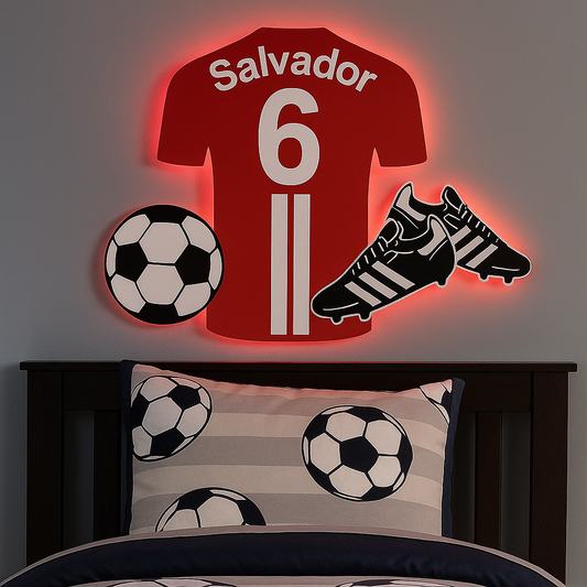 Camisola de Futebol com luz LED