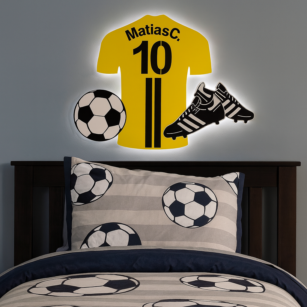 Camisola de Futebol com luz LED