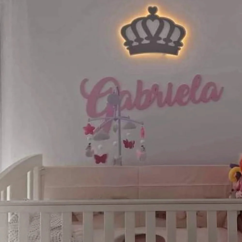 Coroa Príncipe/Princesa LED