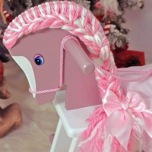 Cavalo de baloiço Cowboy / Cowgirl