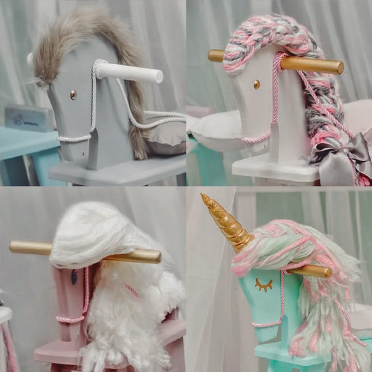 Crie o seu cavalinho de baloiço