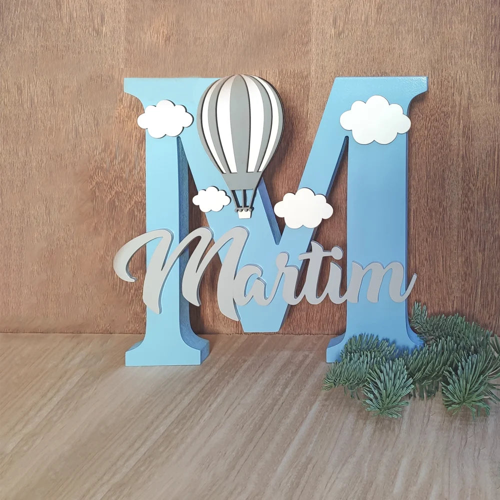 Letras decorativas para pousar