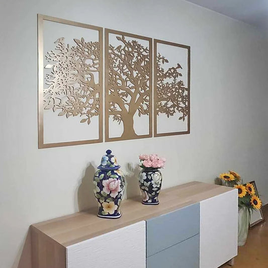 Painel Tríptico Árvore