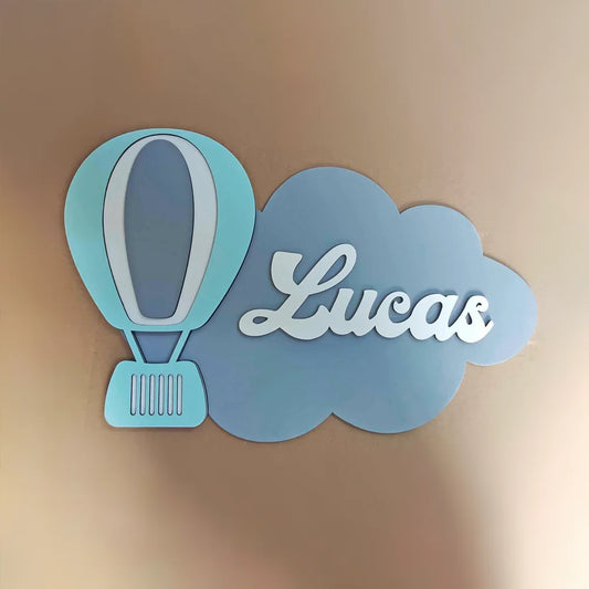 Nuvem com figura e nome