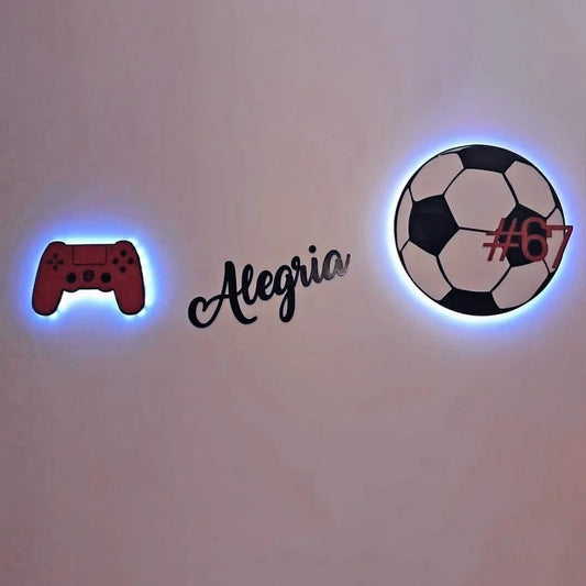 Bola de futebol LED