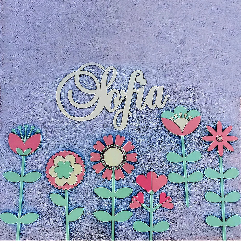 Conjunto de 6 Flores
