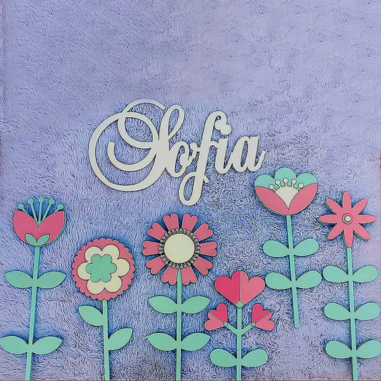 Conjunto de 6 Flores