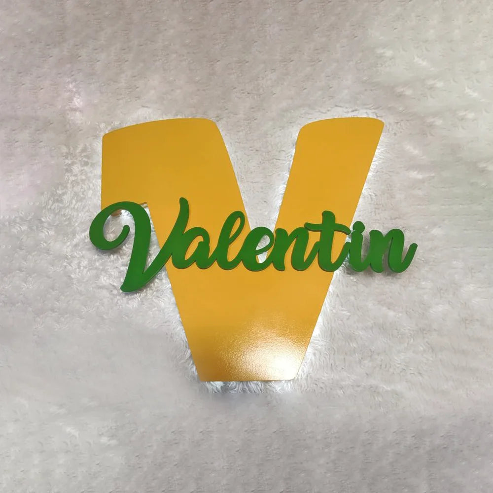 Letras decorativas LED para pendurar