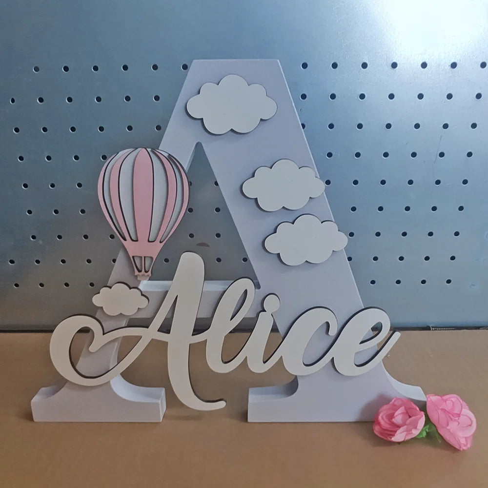 Letras decorativas para pousar
